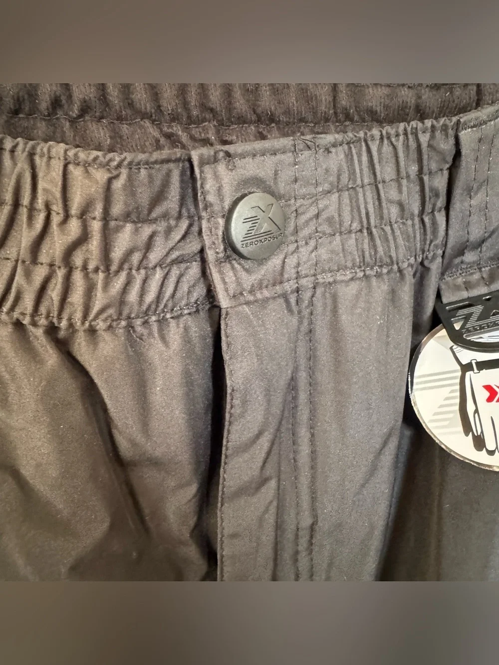 NWT ZeroXposur Size XL Boys or Girls Black Snow Pants